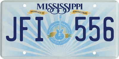 MS license plate JFI556