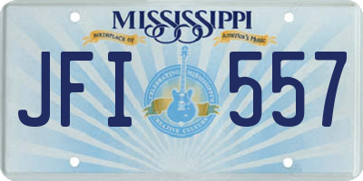 MS license plate JFI557