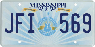 MS license plate JFI569
