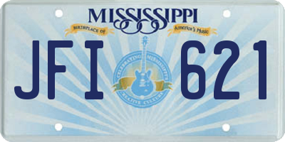 MS license plate JFI621