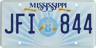 MS license plate JFI844