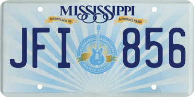 MS license plate JFI856