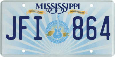MS license plate JFI864