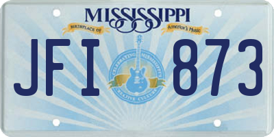 MS license plate JFI873