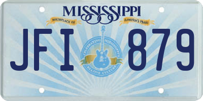 MS license plate JFI879