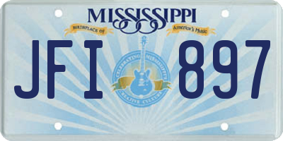 MS license plate JFI897