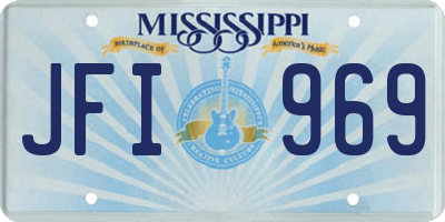 MS license plate JFI969