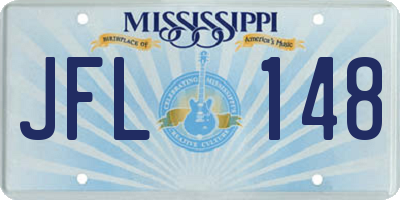 MS license plate JFL148