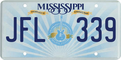 MS license plate JFL339