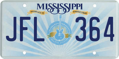 MS license plate JFL364