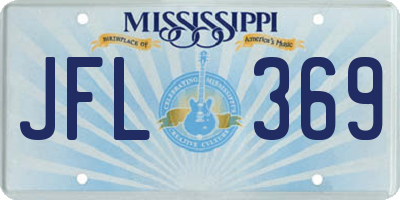 MS license plate JFL369