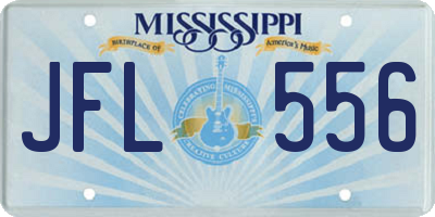 MS license plate JFL556