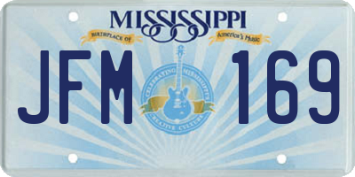 MS license plate JFM169