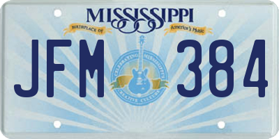 MS license plate JFM384