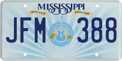 MS license plate JFM388
