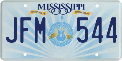MS license plate JFM544