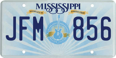 MS license plate JFM856