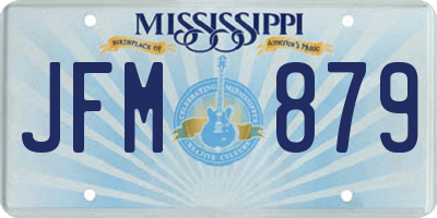 MS license plate JFM879