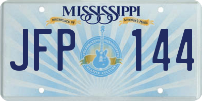 MS license plate JFP144