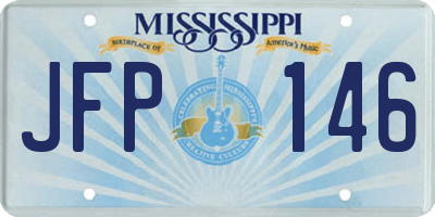 MS license plate JFP146