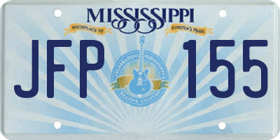 MS license plate JFP155