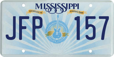 MS license plate JFP157