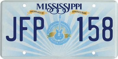 MS license plate JFP158