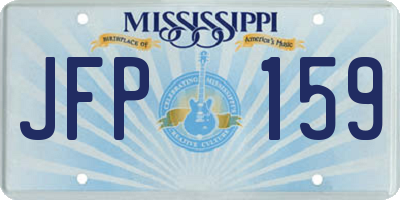 MS license plate JFP159