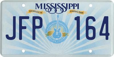 MS license plate JFP164
