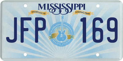 MS license plate JFP169
