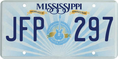 MS license plate JFP297