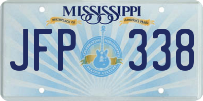MS license plate JFP338