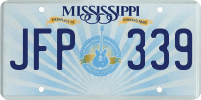 MS license plate JFP339