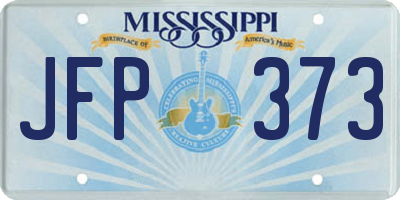 MS license plate JFP373