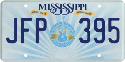 MS license plate JFP395