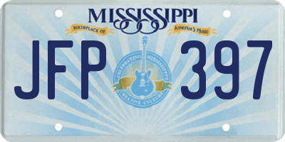 MS license plate JFP397