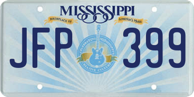 MS license plate JFP399