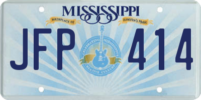 MS license plate JFP414