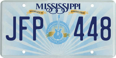 MS license plate JFP448