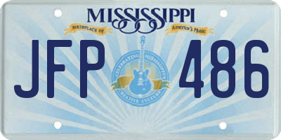 MS license plate JFP486
