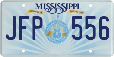 MS license plate JFP556