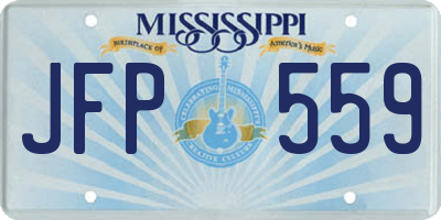 MS license plate JFP559