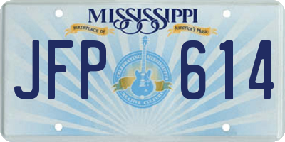 MS license plate JFP614