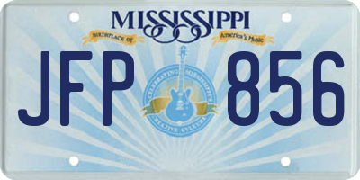 MS license plate JFP856