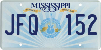MS license plate JFQ152