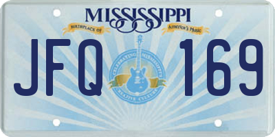 MS license plate JFQ169