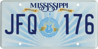 MS license plate JFQ176