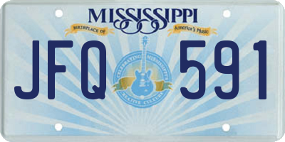MS license plate JFQ591