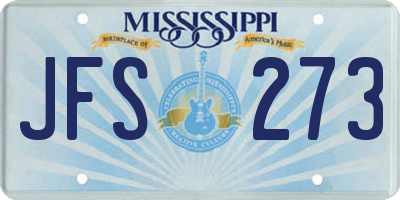 MS license plate JFS273