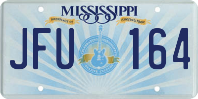 MS license plate JFU164
